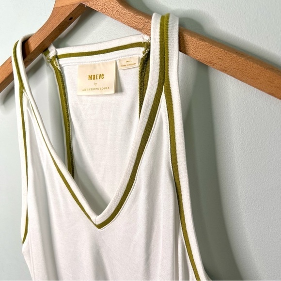Anthropologie Maeve V-Neck Tank in Ivory - Picture 6 of 9